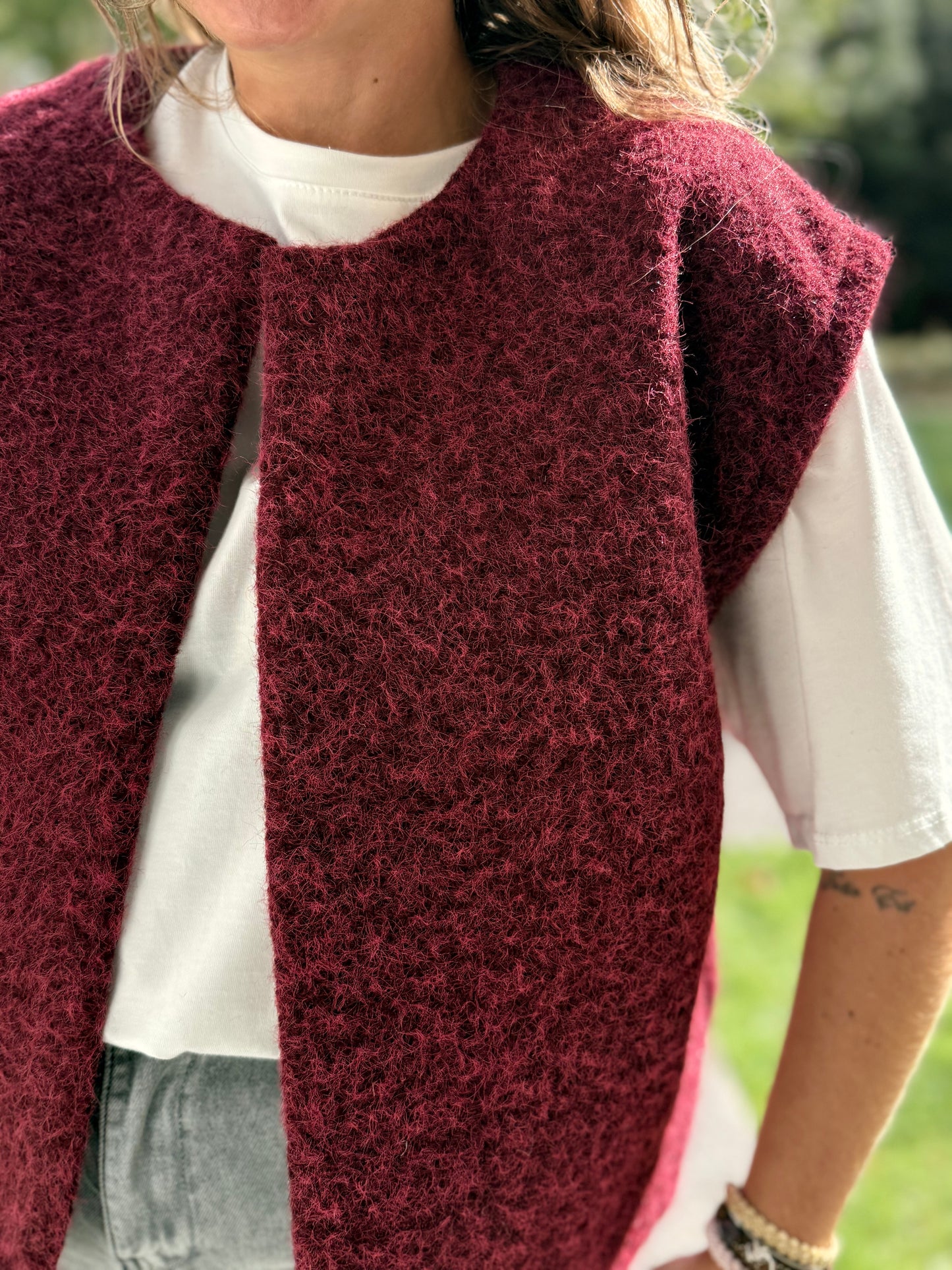 VESTE EDDY BORDEAUX