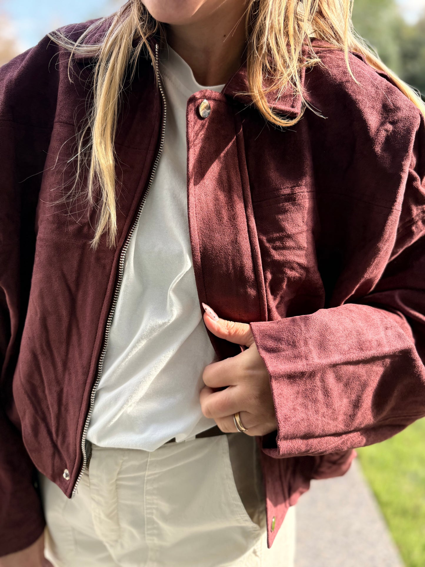 VESTE AURELIA BORDEAUX