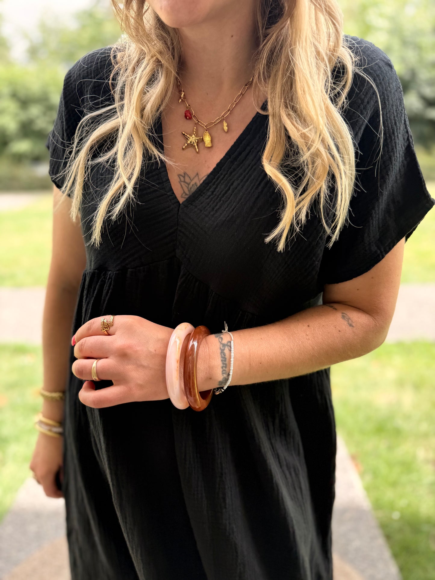 Robe Lison Longue Noire