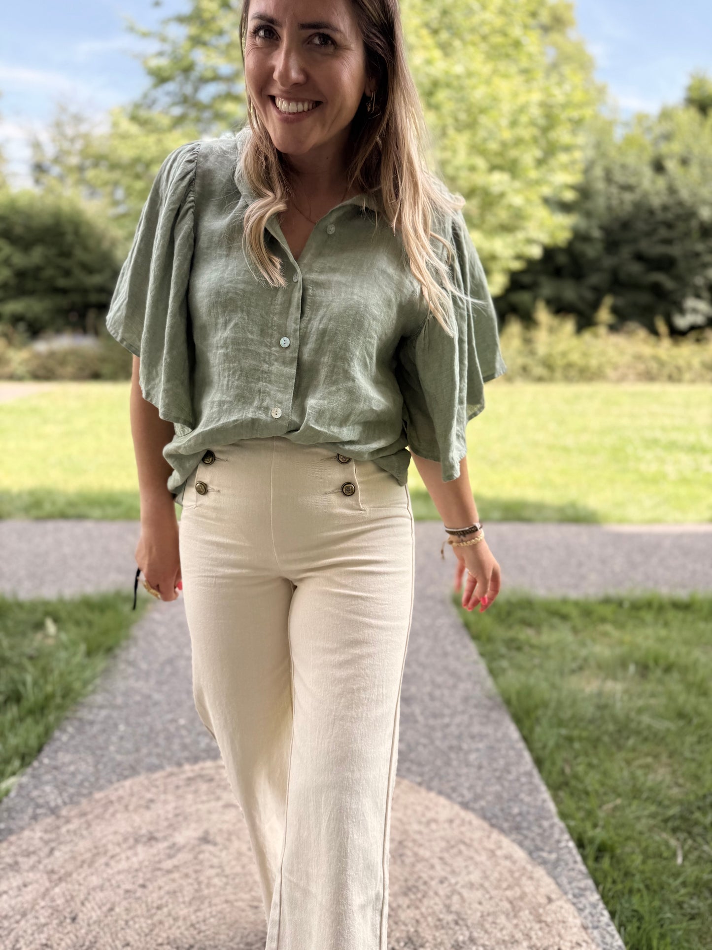 Blouse Nata verte
