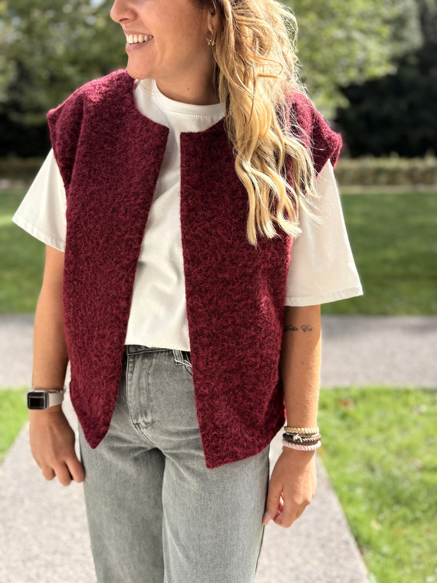 VESTE EDDY BORDEAUX