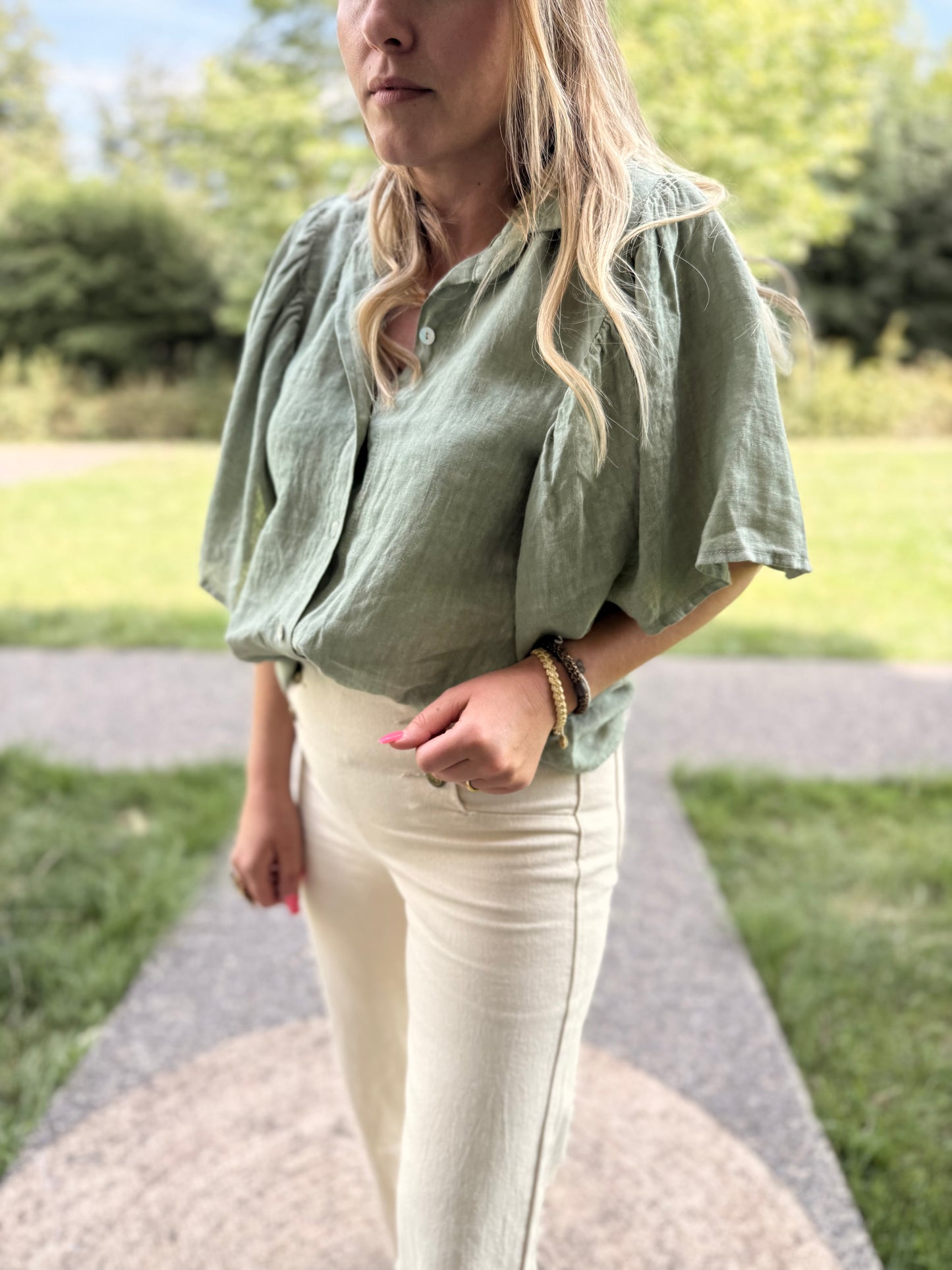 Blouse Nata verte