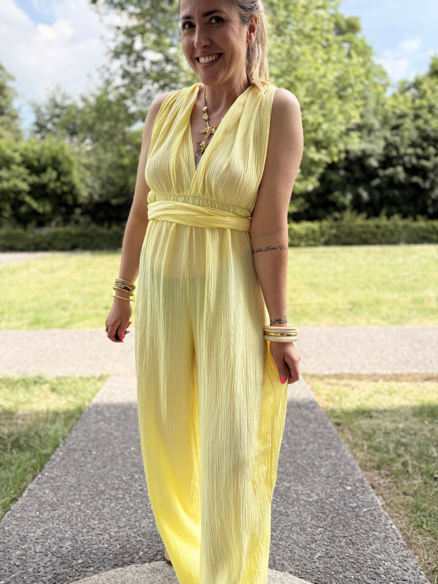 Combipantalon Muse Jaune