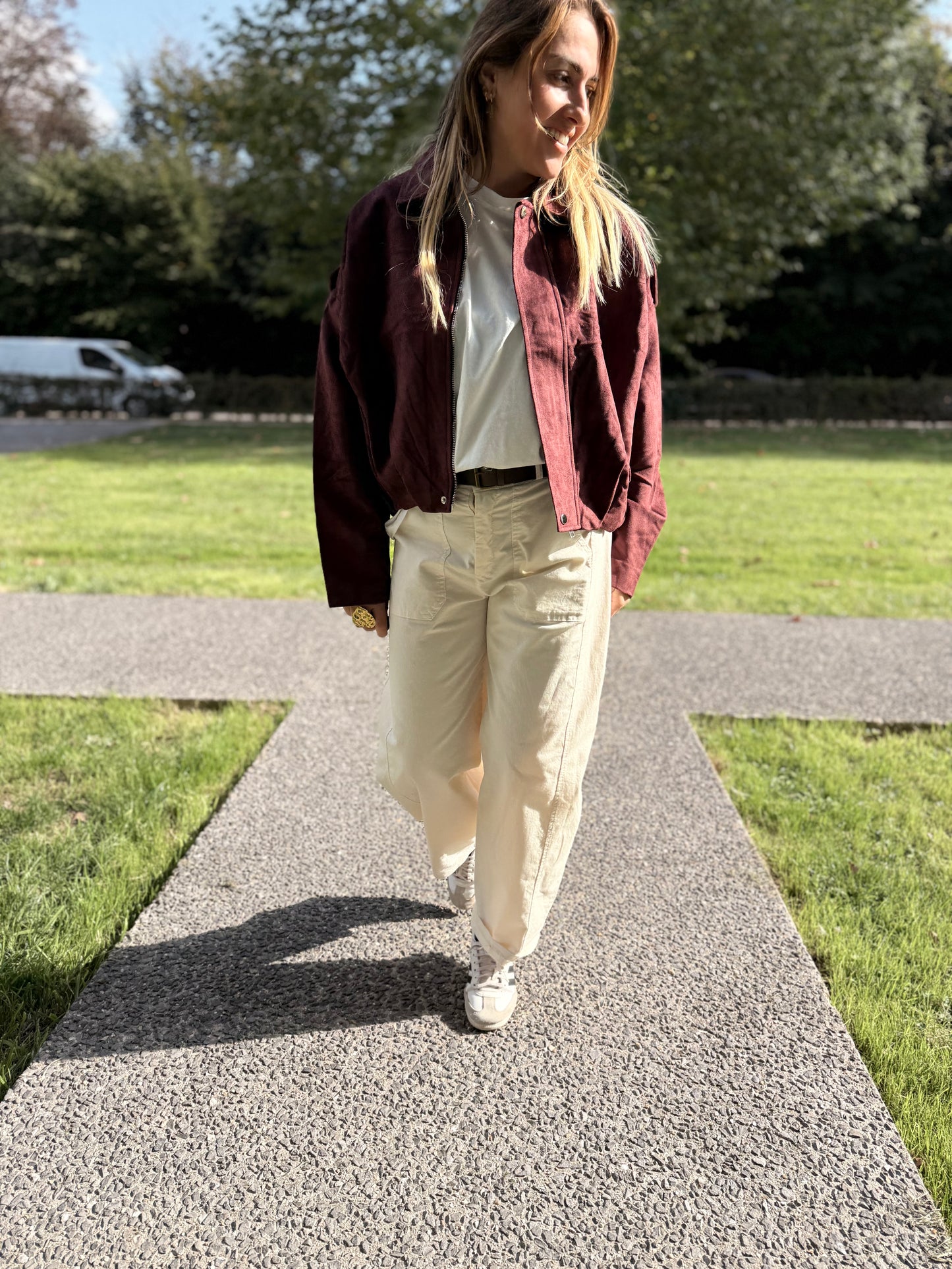 VESTE AURELIA BORDEAUX