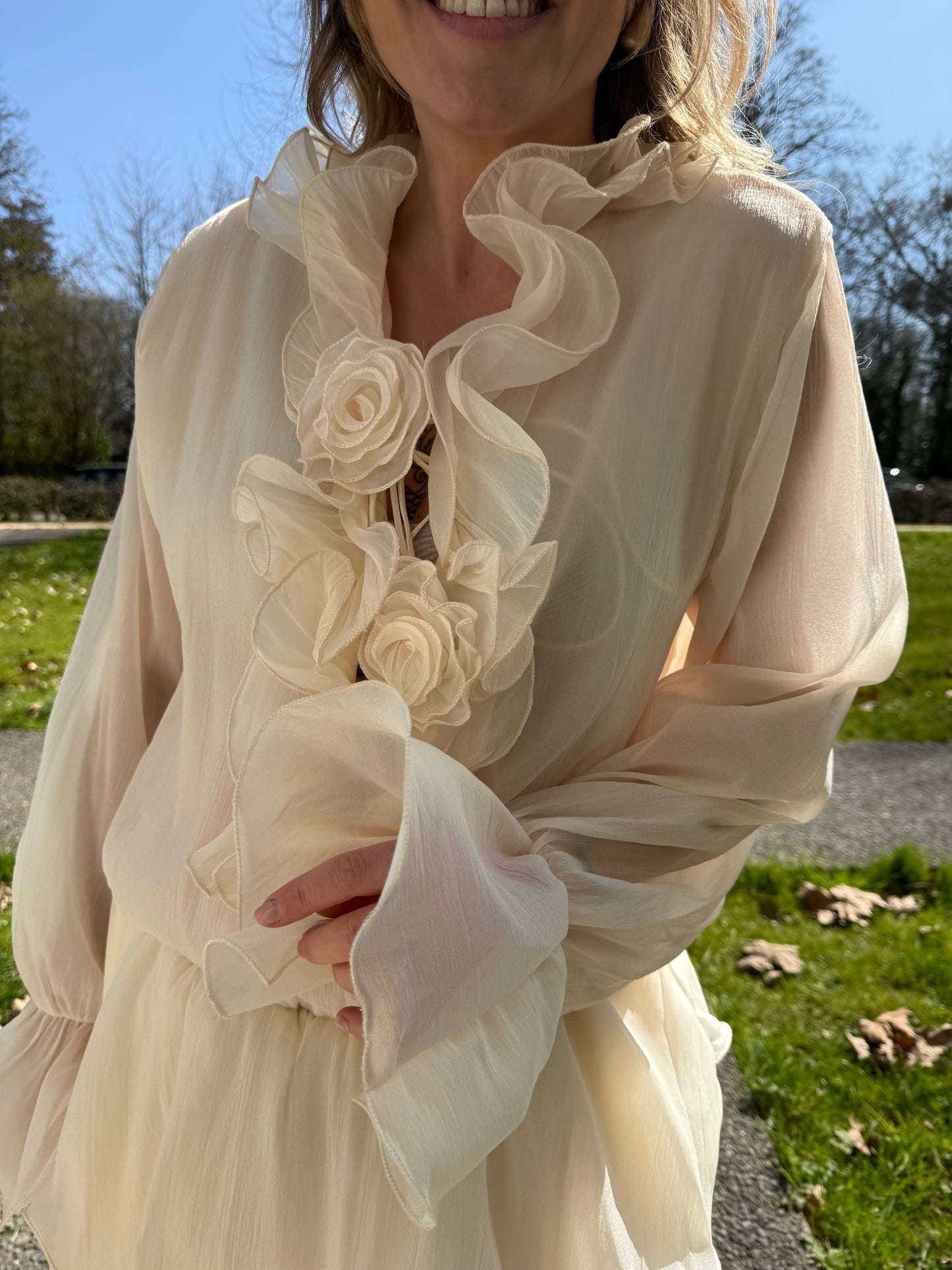 Robe Cloé Beige