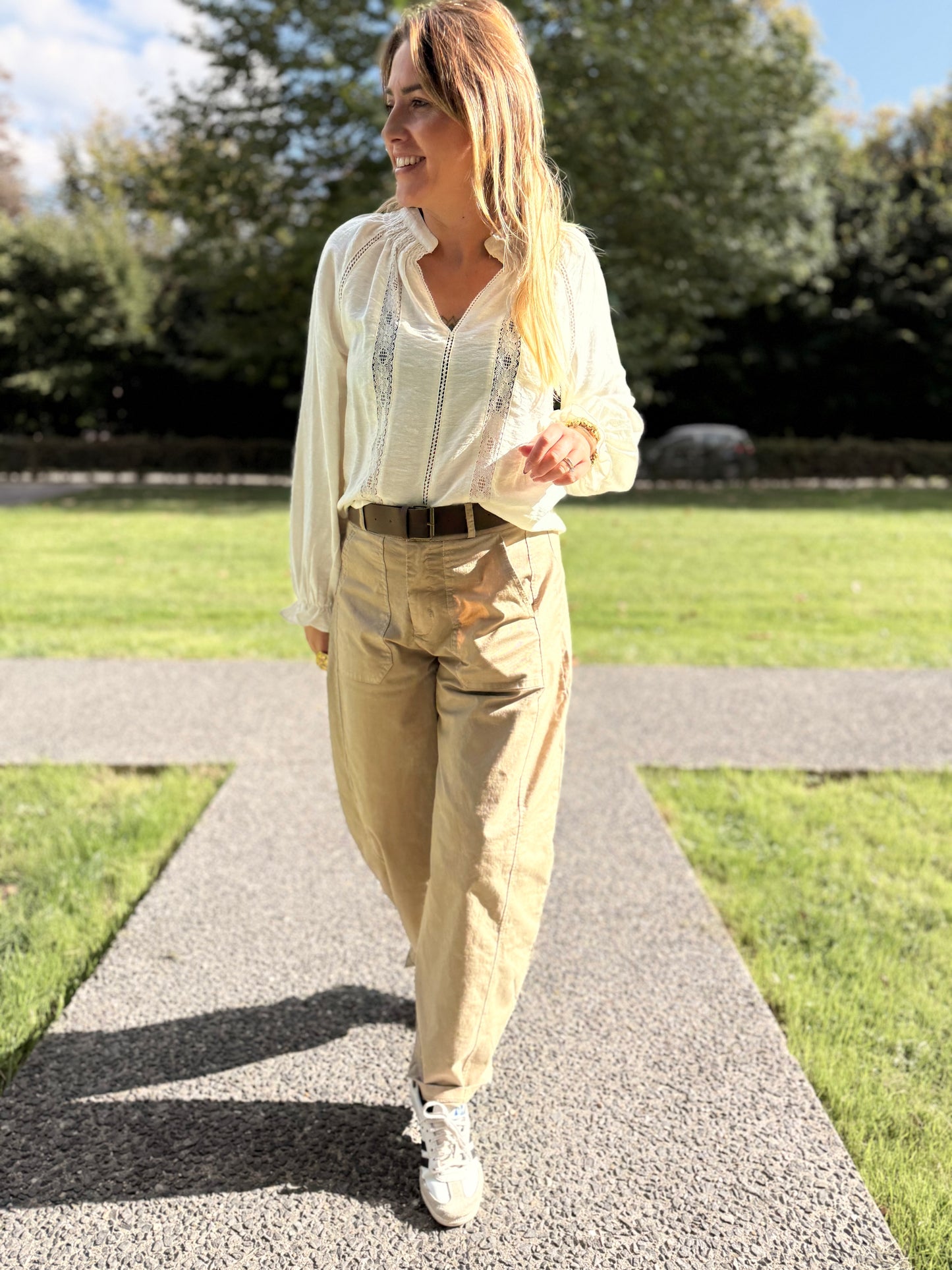 PANTALON BALLON CAMEL