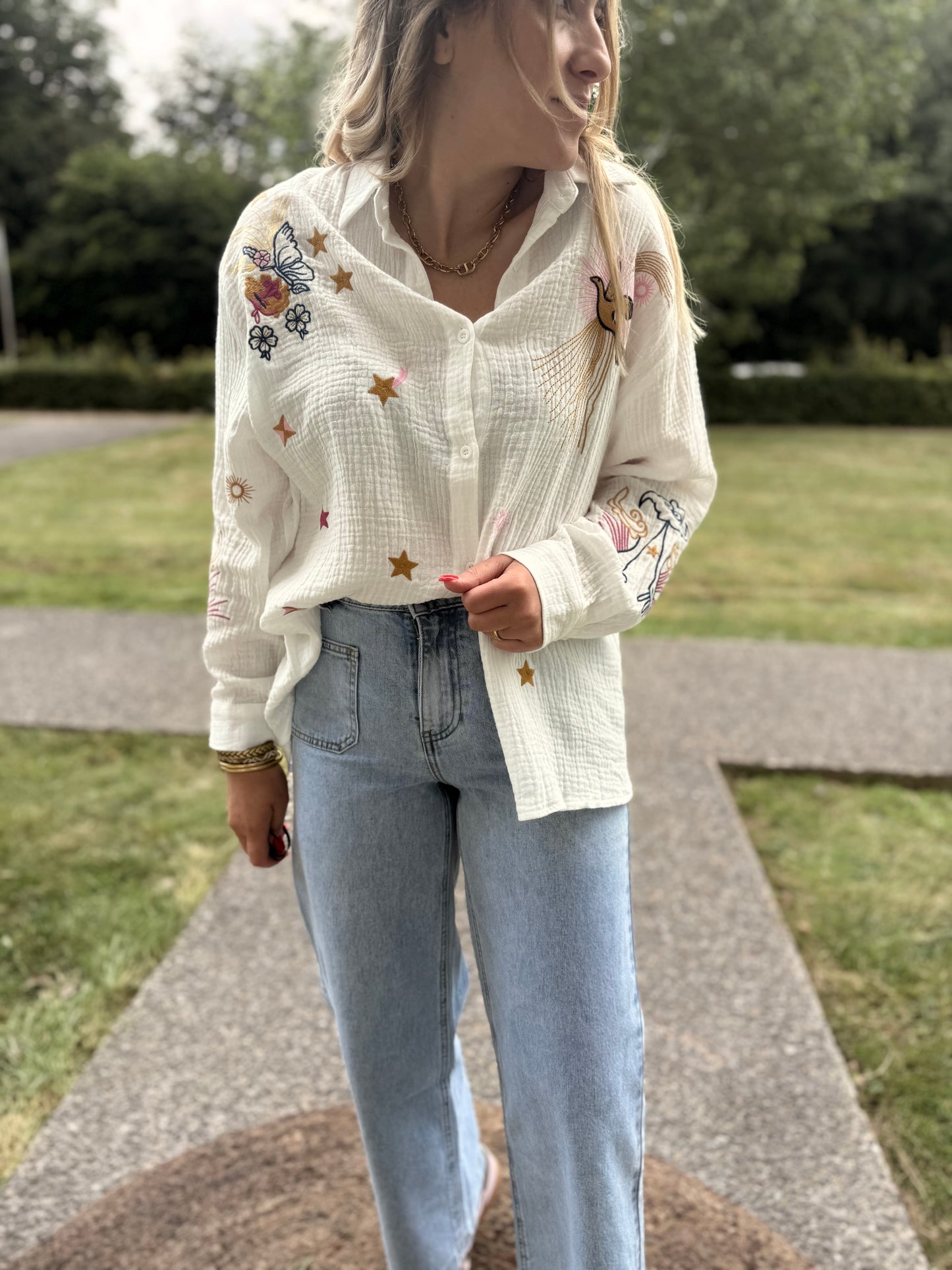 Chemise oiseaux