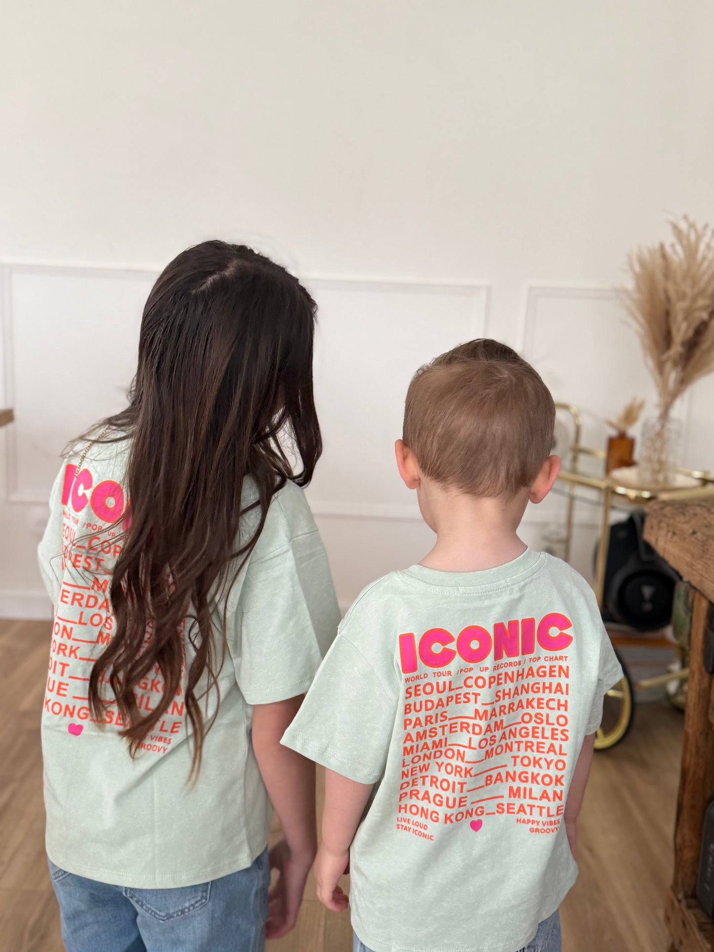 Tee shirt iconic vert d’eau