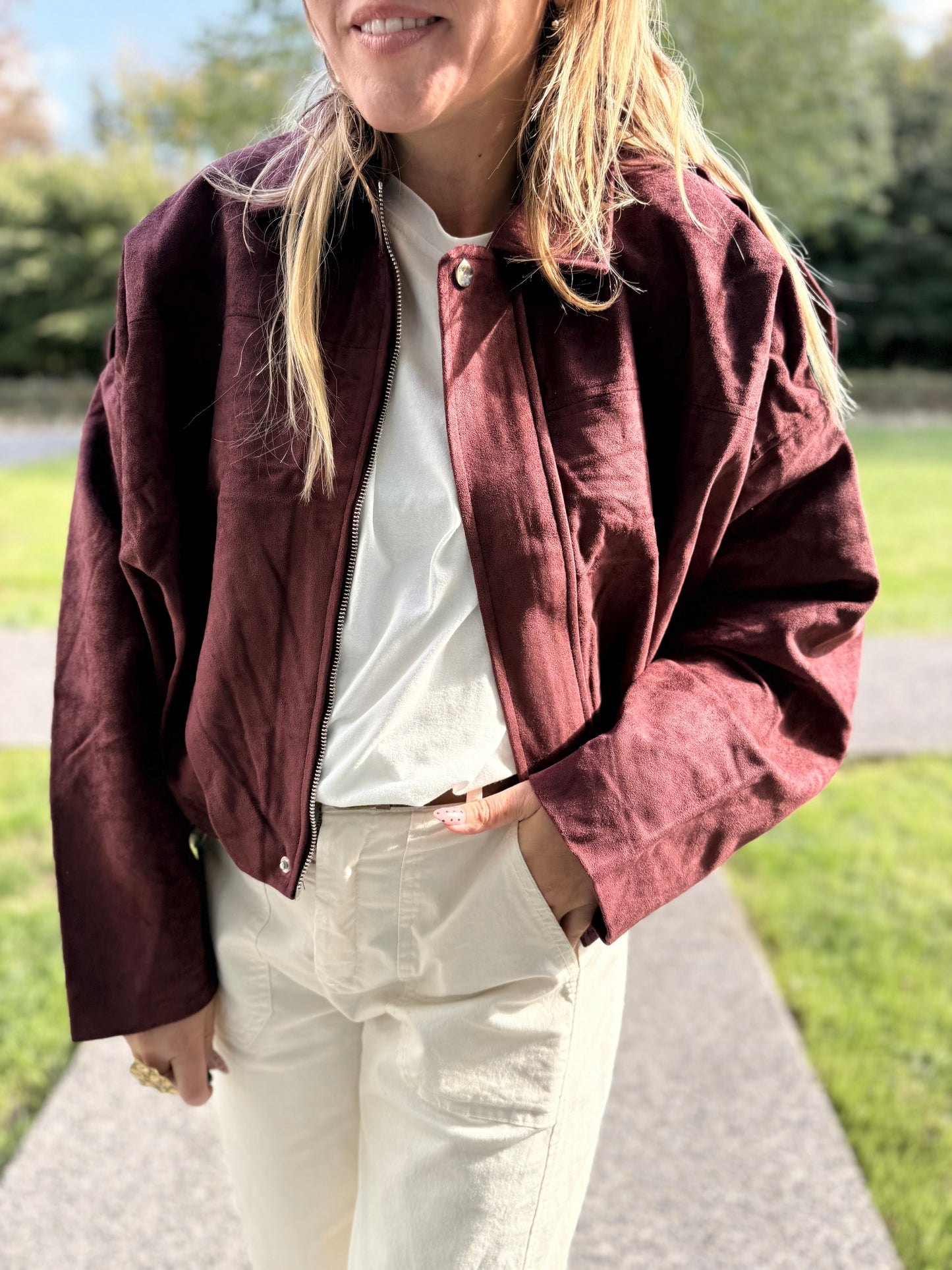 VESTE AURELIA BORDEAUX