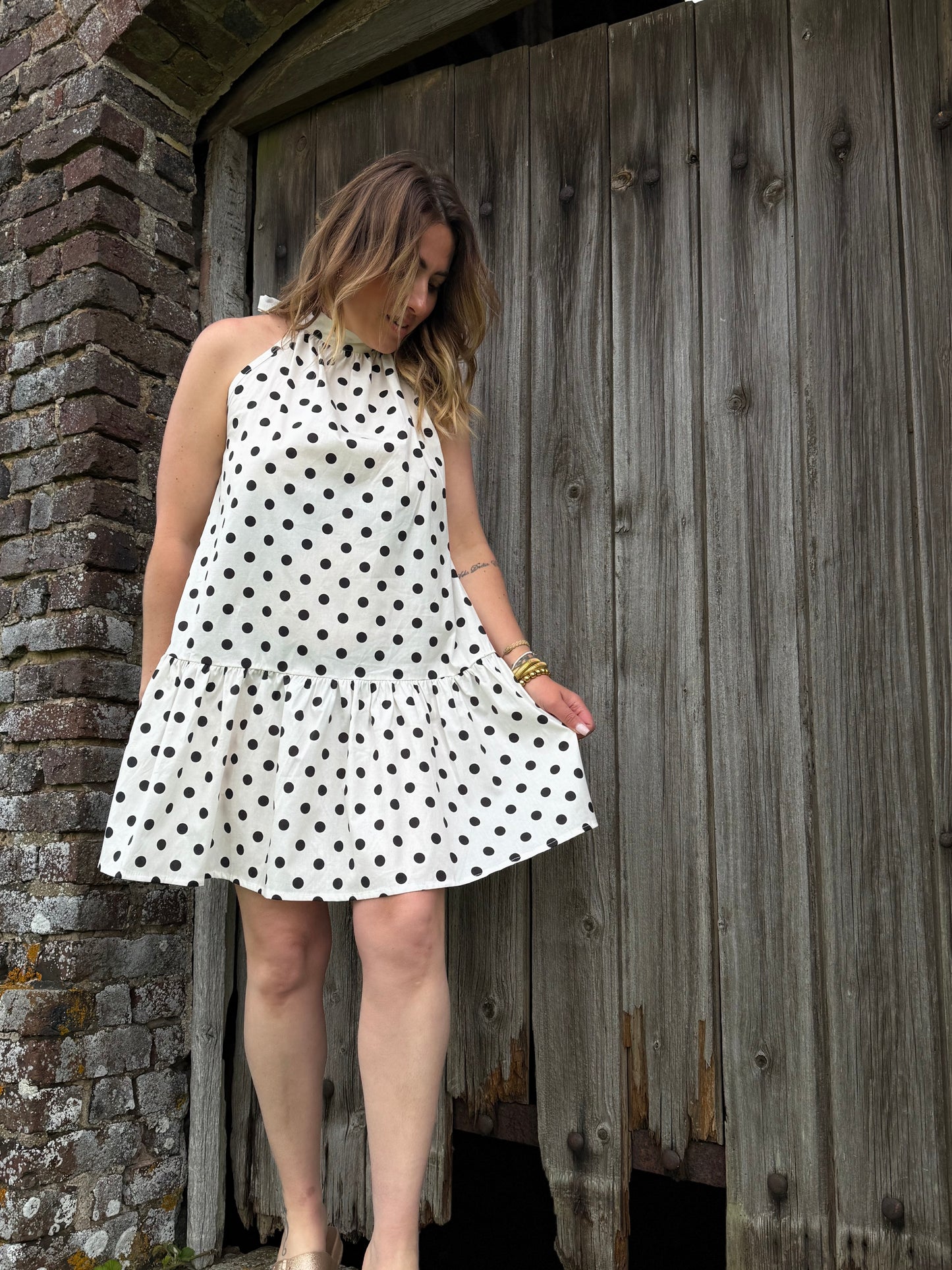 ROBE à pois