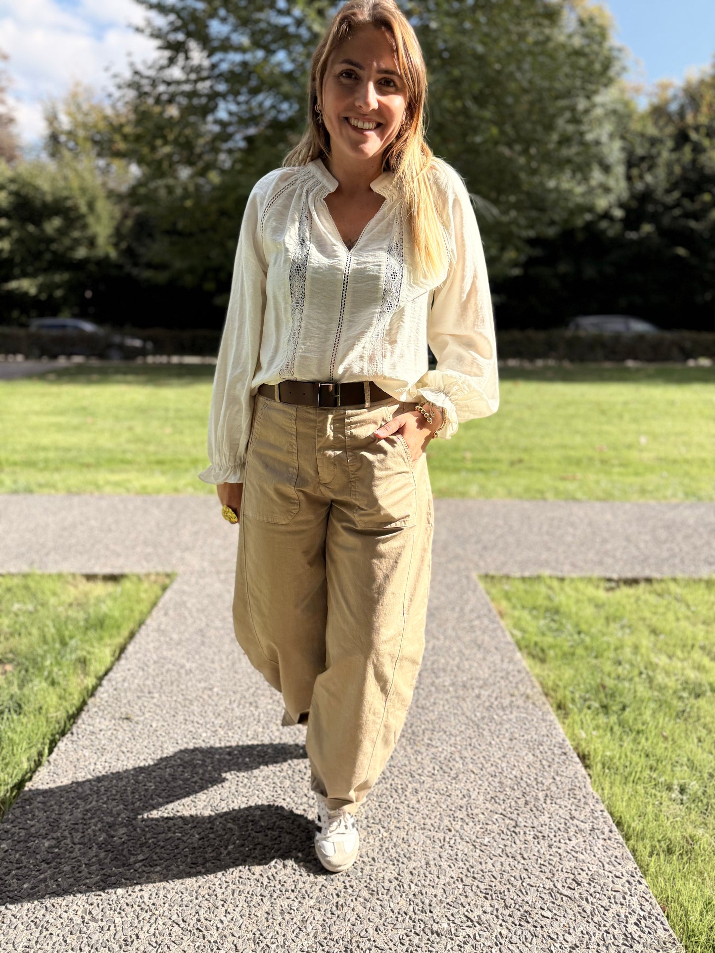 PANTALON BALLON CAMEL