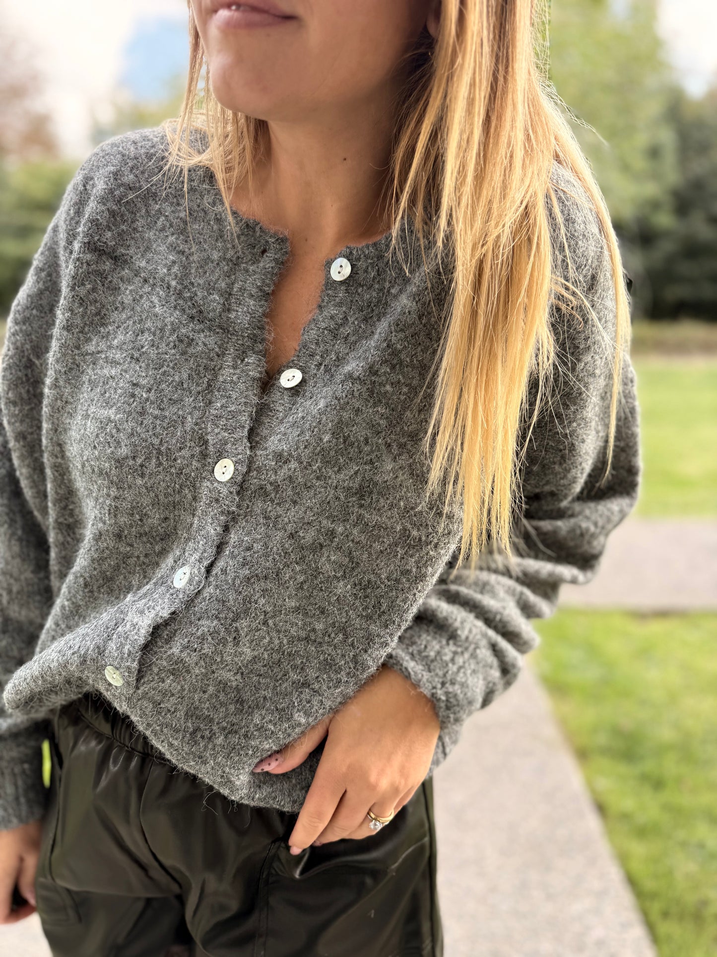 GILET LEOLA GRIS
