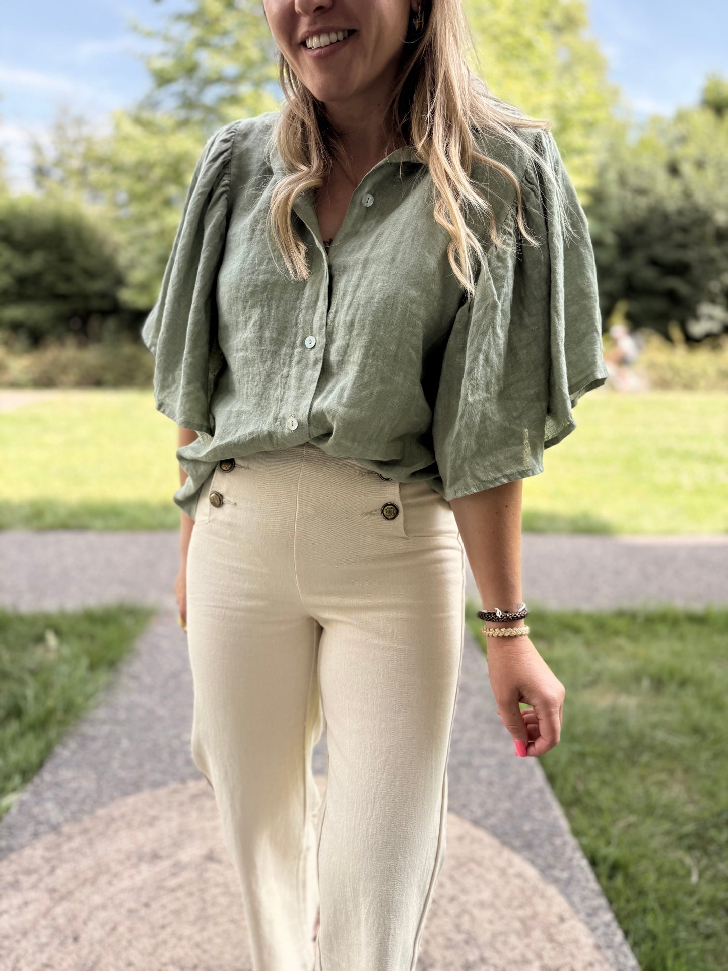 Blouse Nata verte