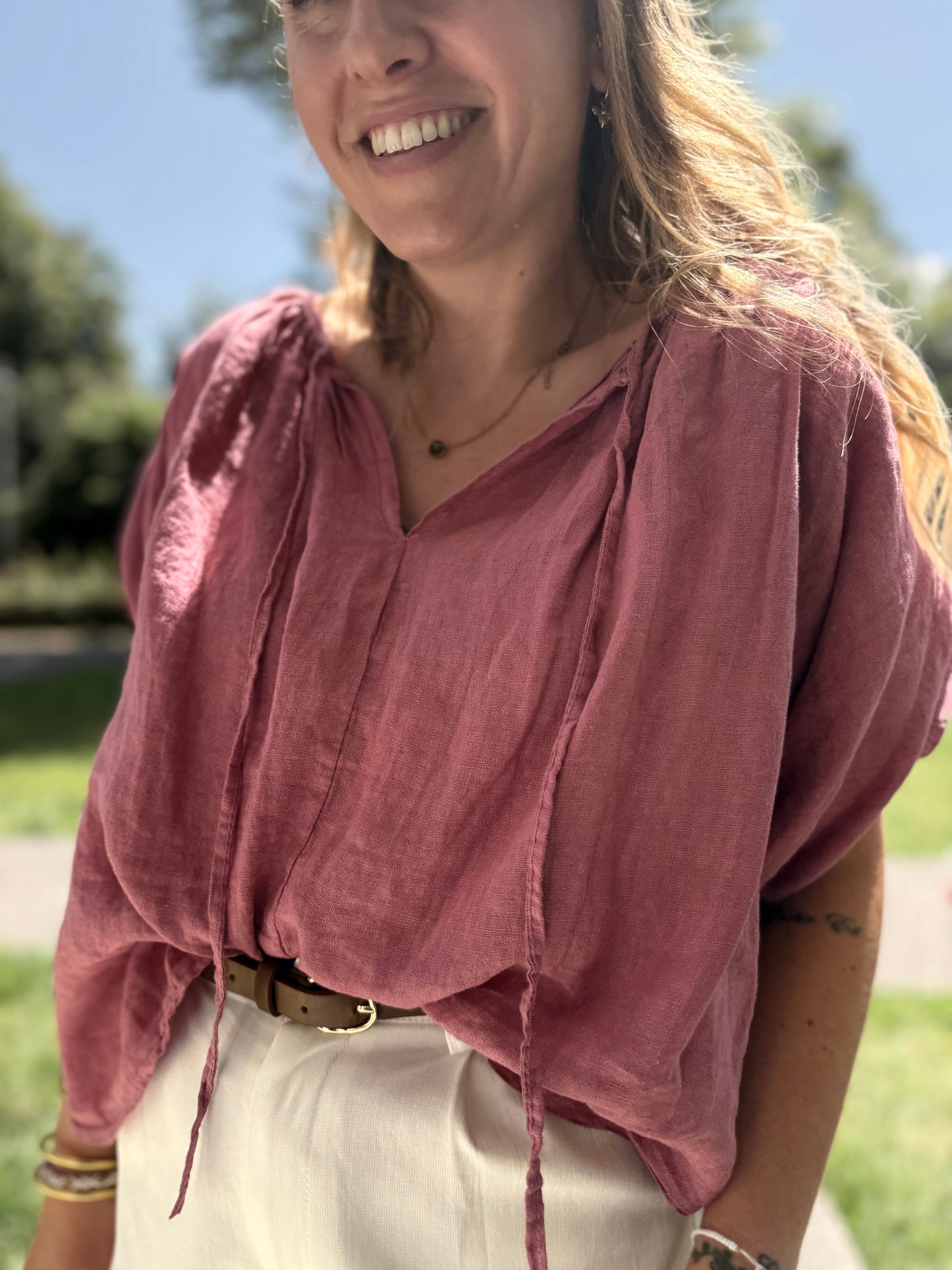 Blouse Lilou Rose