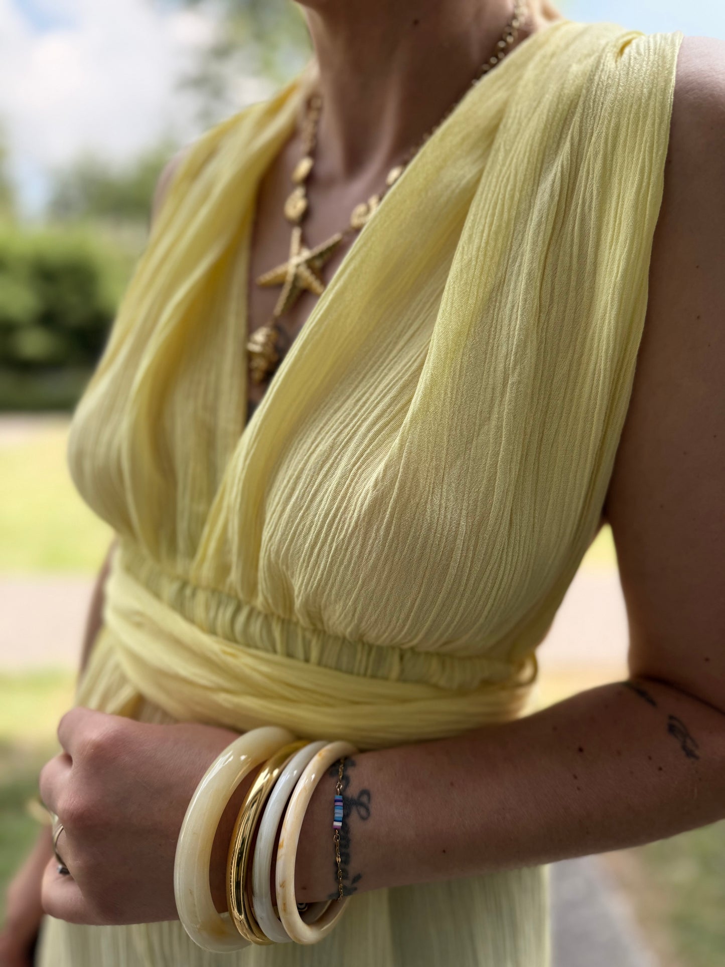 Combipantalon Muse Jaune