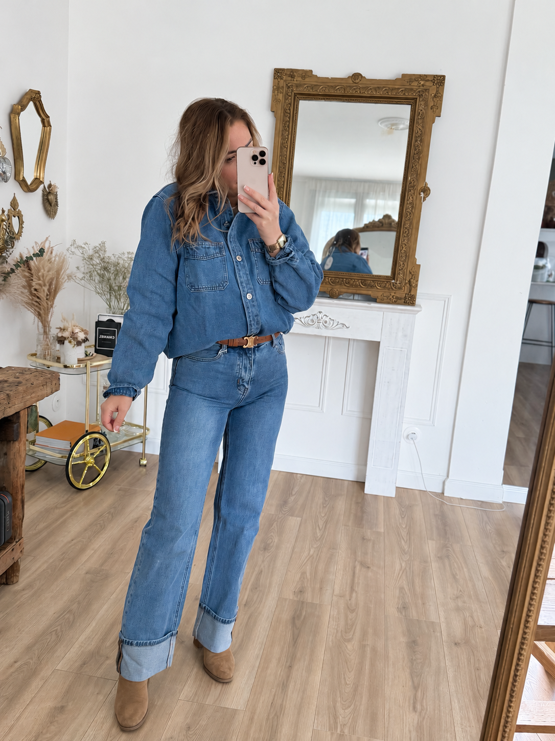 SURCHEMISE EN JEAN BLEU