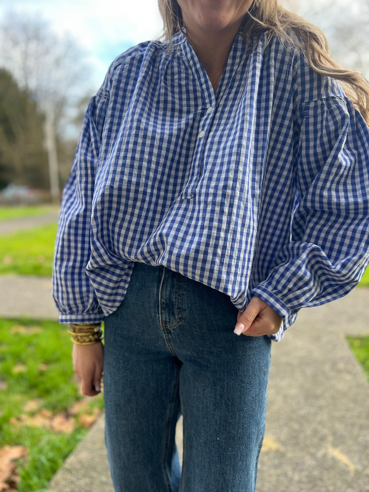 BLOUSE SOPHIE BLEU
