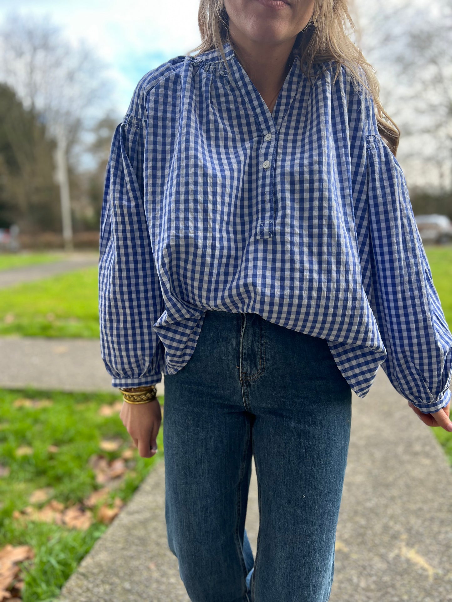 BLOUSE SOPHIE BLEU