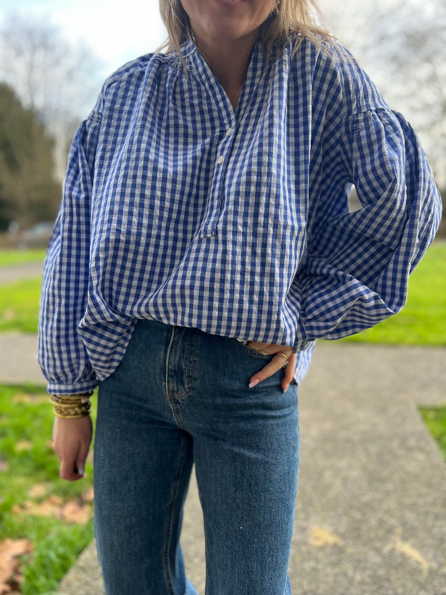 BLOUSE SOPHIE BLEU