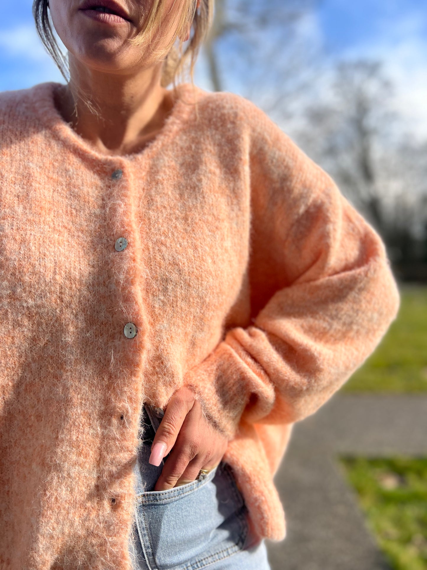 Gilet LEOLA ABRICOT
