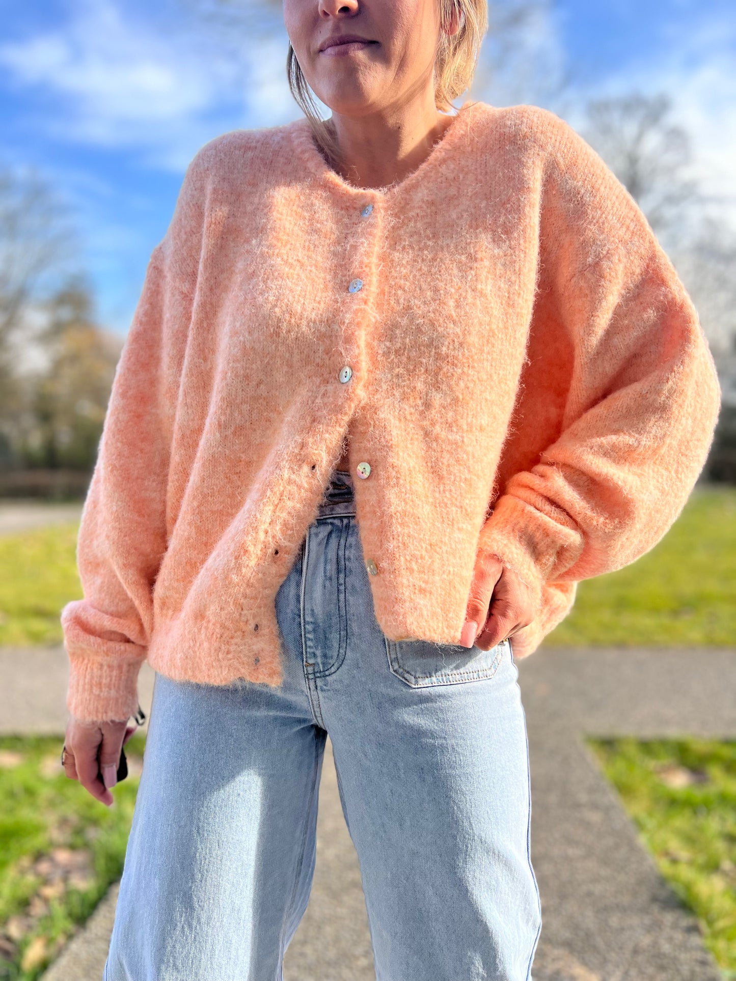 Gilet LEOLA ABRICOT