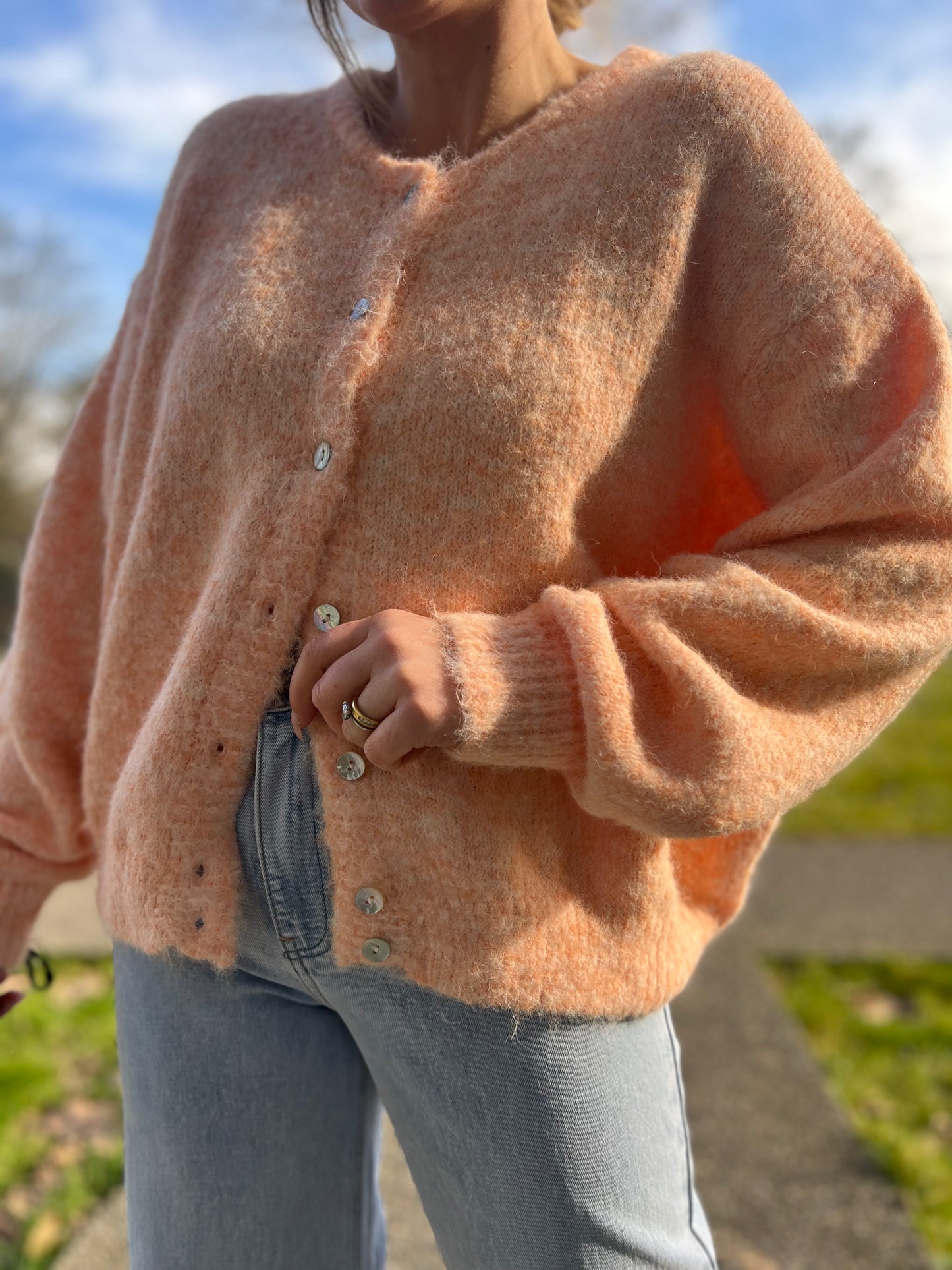 Gilet LEOLA ABRICOT