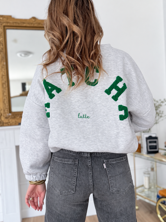SWEAT MATCHA GRIS