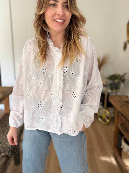 Blouse broderie anglaise