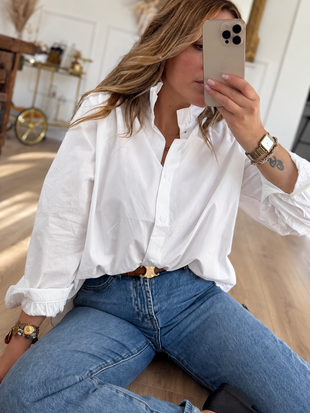 CHEMISE APRIL  BLANCHE