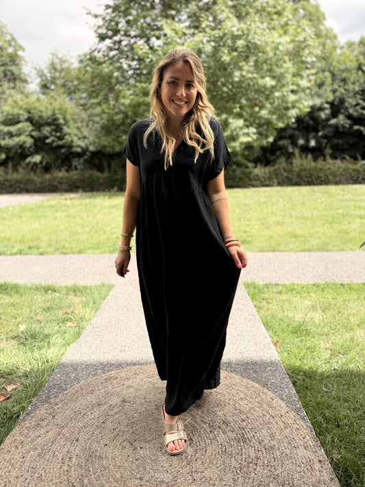 Robe Lison Longue Noire