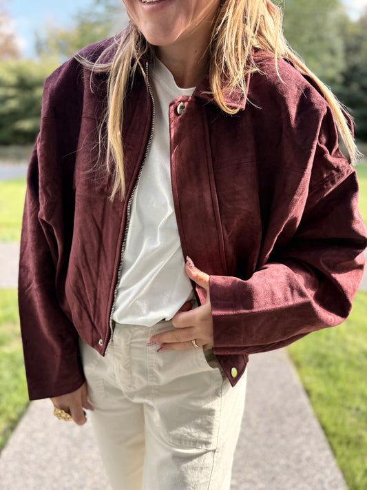 VESTE AURELIA BORDEAUX