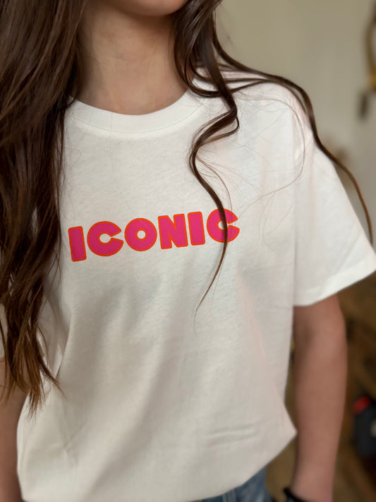 Tee shirt iconic blanc