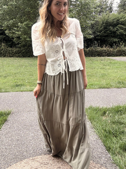 Jupe Longue Kaki