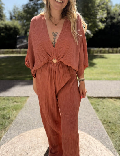 COMBIPANTALON TERRACOTTA