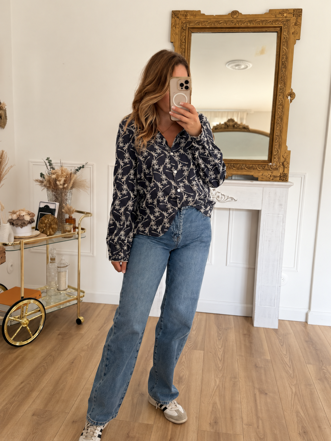 CHEMISIER BRODERIE JEANNE