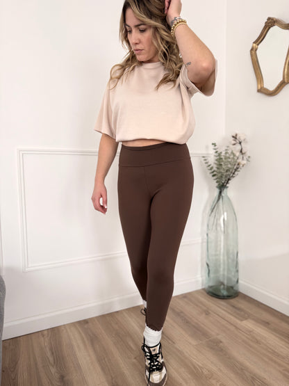 Legging chocolat
