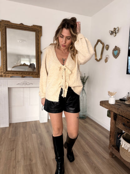 Gilet Melya beige