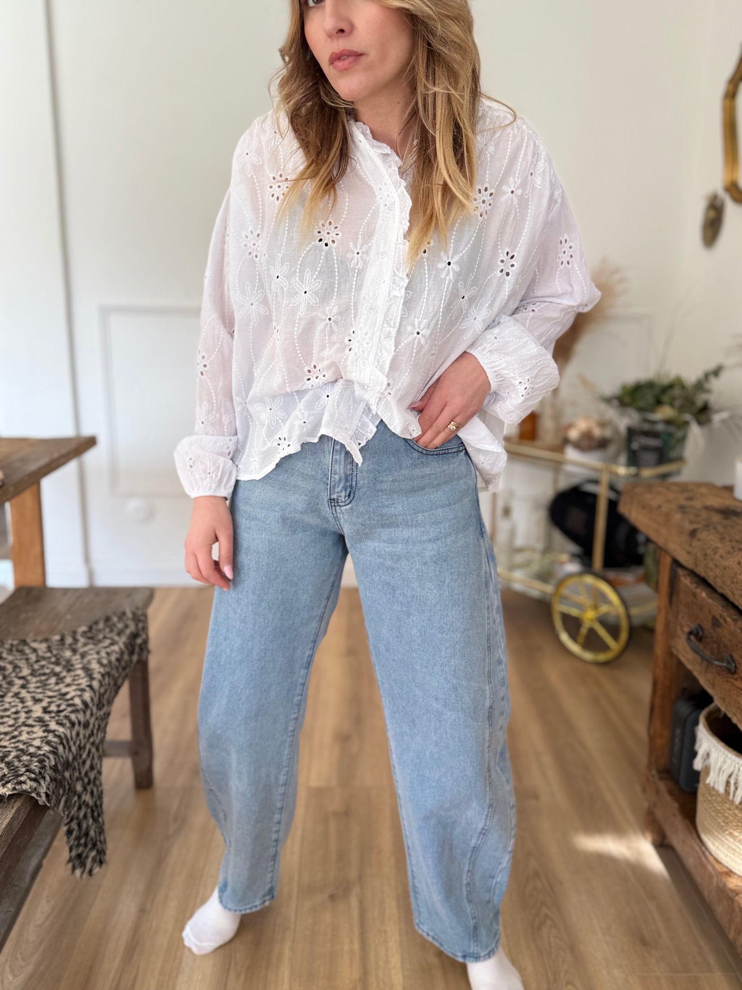 Blouse broderie anglaise