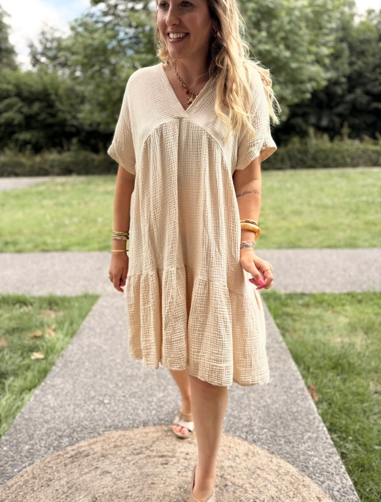 ROBE GAZE DE COTON