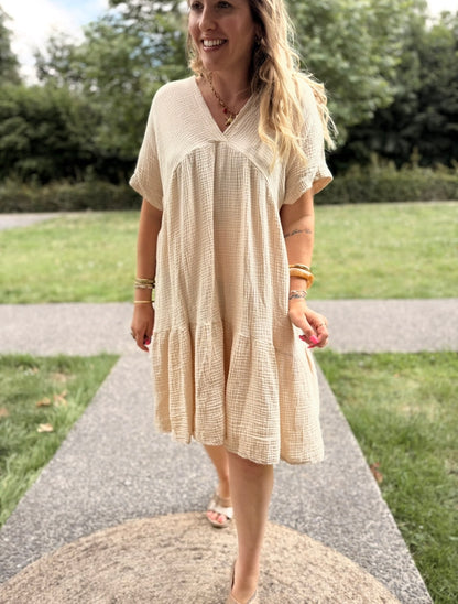 ROBE GAZE DE COTON