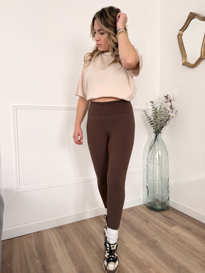 Legging chocolat