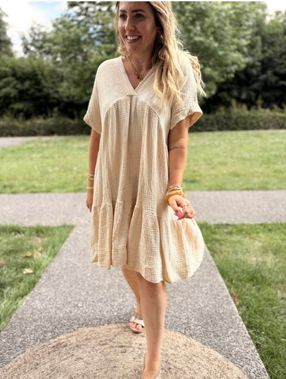 ROBE GAZE DE COTON