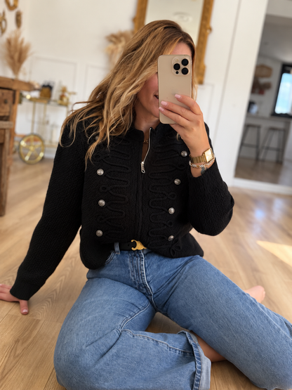 GILET NOIR OFFICIER