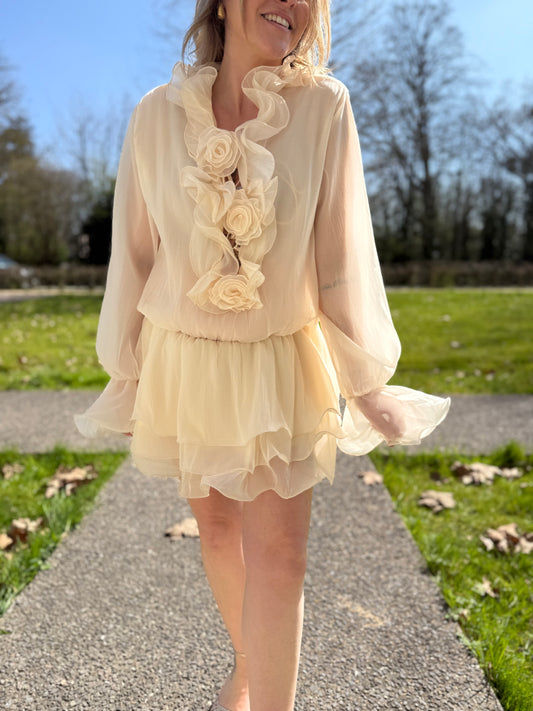 Robe Cloé Beige