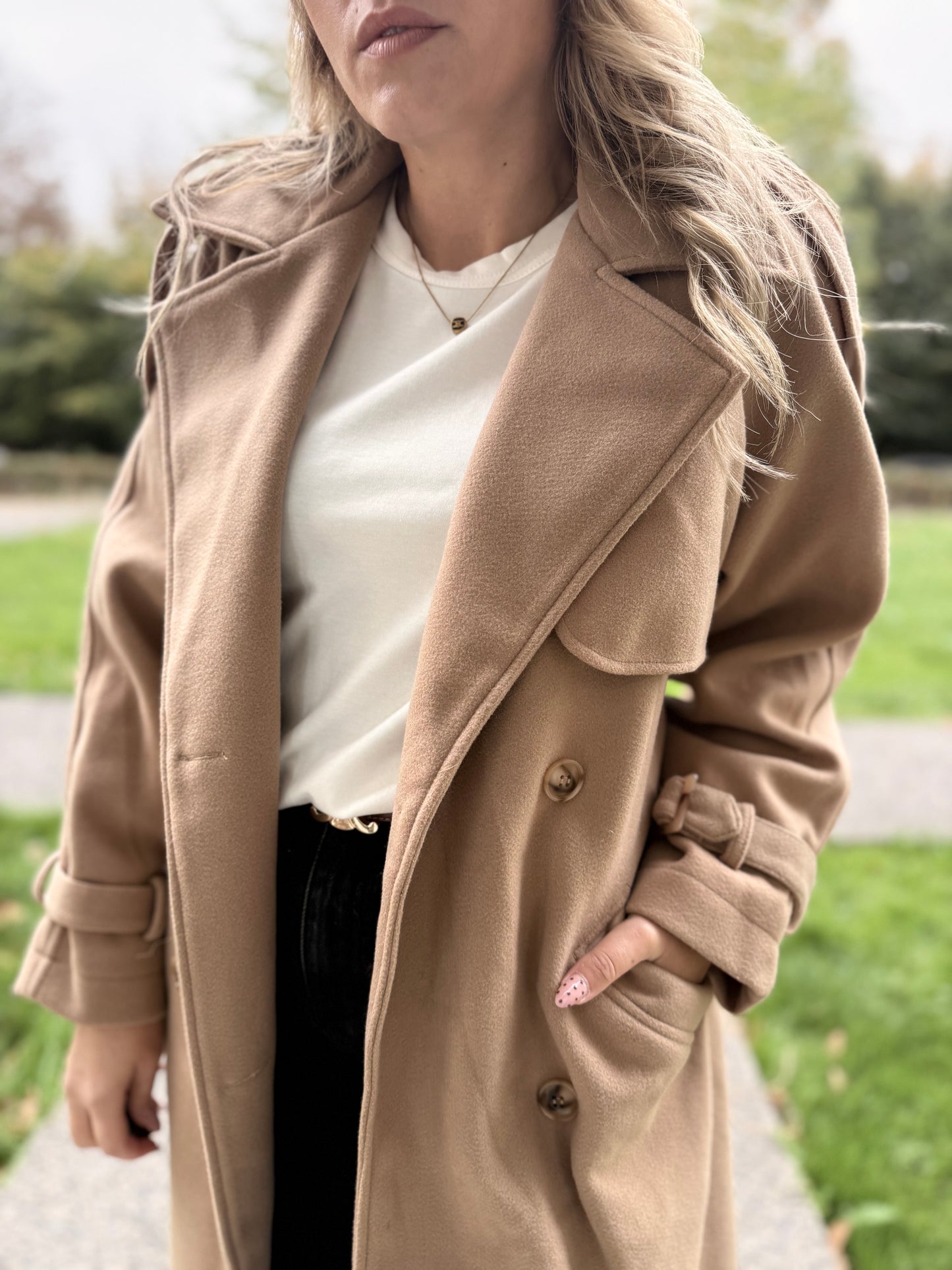 Manteau Muse camel