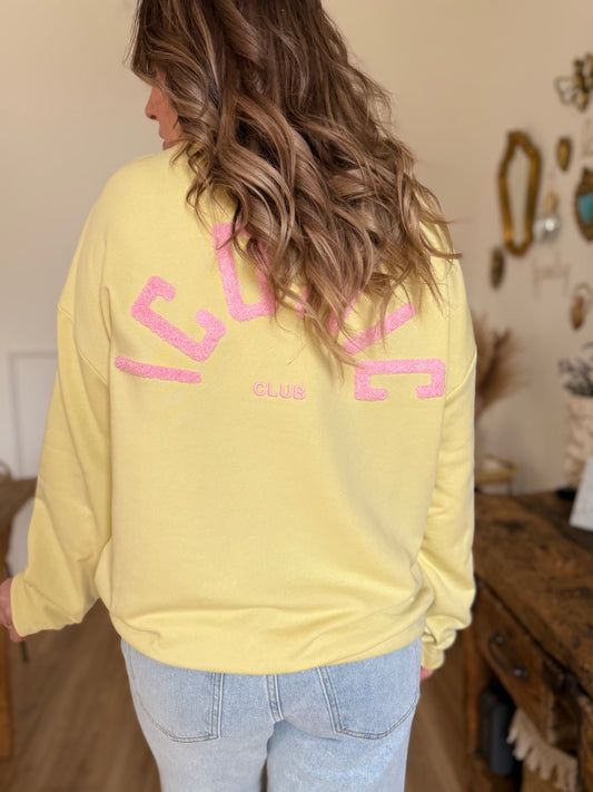 Sweat iconic jaune