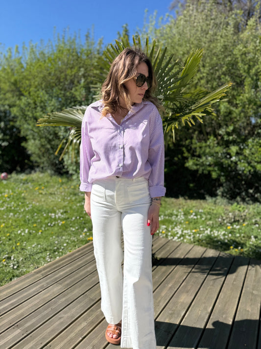 CLEA PARME - Chemisier cœur dos