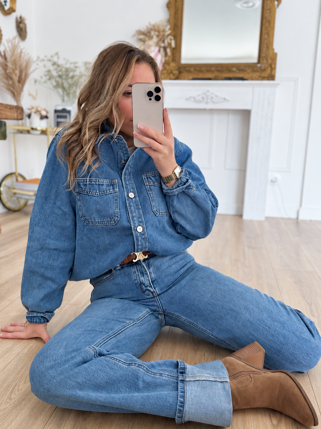 SURCHEMISE EN JEAN BLEU