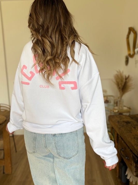 Sweat iconic blanc