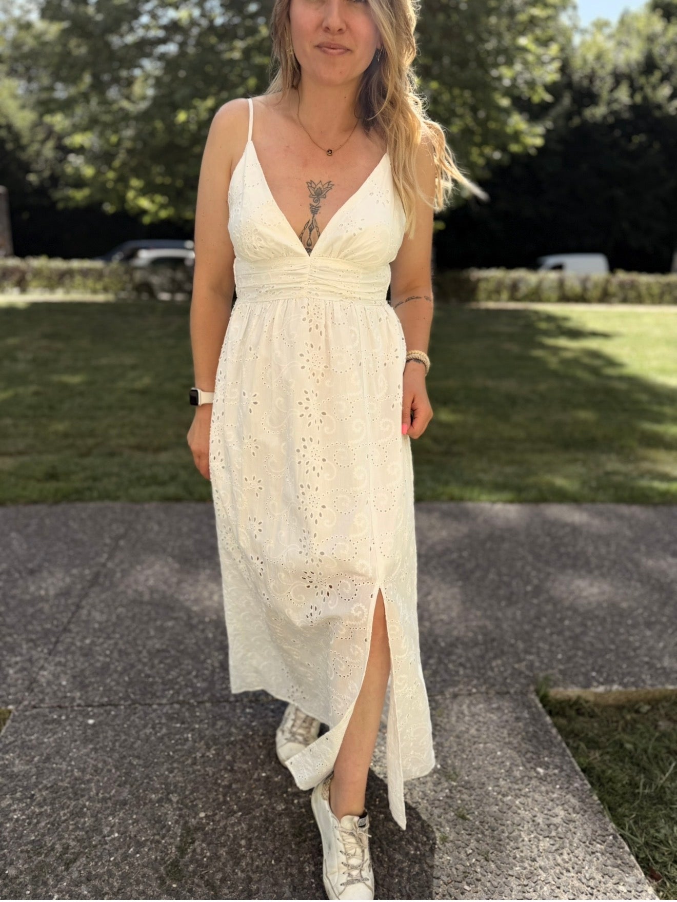 ROBE LONGUE BRODERIE